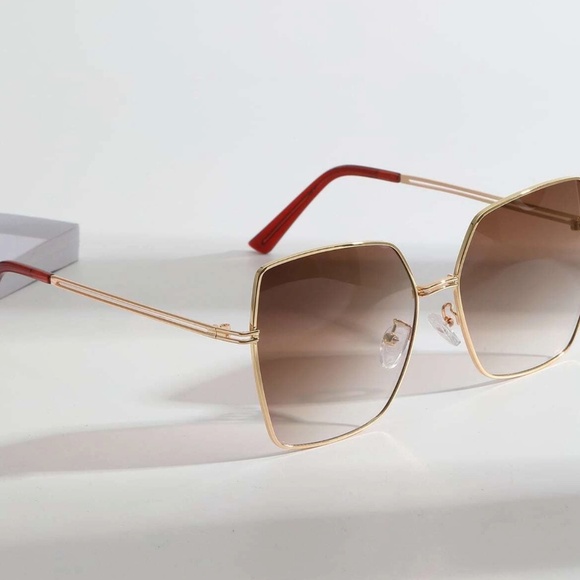 Luxe Square Bug Eye Ombre Sunglasses main image 10